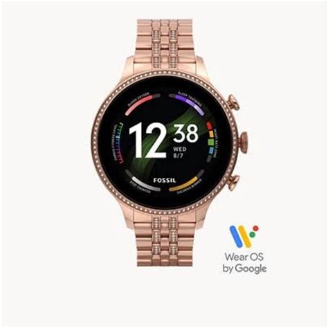 fake fossil rose gold watch|fossil gen 6 smartwatch gold.